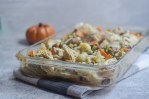 This paleo autumn casserole is a favorite for fall, and is a great way to serve Thanksgiving leftovers in a unique way! Dairy-free, gluten-free, nut-free.