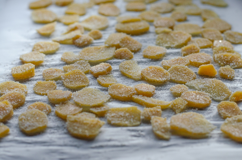 This homemade candied ginger is incredibly sweet and spicy, it's SO GOOD! It's also sugar-free, keto, low-carb, paleo, and vegan.