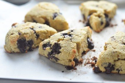 Do you love scones as much as I do? Then you will devour these chocolate chip scones, they are divine! Keto, Paleo, gluten-free, grain-free, dairy-free, sugar-free.