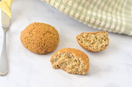 Gluten-free rolls that are super simple and delicious! Quick and easy for those busy nights where you still want some comfort food. With an option for sweet rolls! Grain-free, Paleo, ketogenic, low-carb, dairy-free.