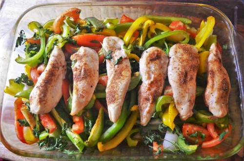 baked chicken fajitas paleo whole 30