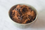 Looking for a super-quick snack or dessert that doesn't require any cooking? Are you a huge lover of deep, rich dark chocolate? Then you've come to the right place! This edible brownie batter is great with a spoon, or as a dip for some strawberries! Low-carb, ketogenic, paleo, sugar-free, gluten-free, grain-free, dairy-free. 