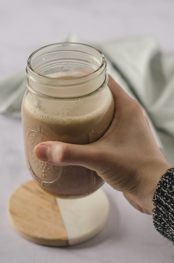 A deliciously creamy and rich bulletproof-style hot chocolate recipe made low-carb and ketogenic with the addition of your favorite add-ins such as heavy cream, butter, MCT oil, collagen peptides and sweetener. 