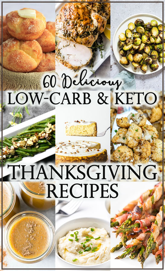 In need of some recipes for Thanksgiving? These low-carb and keto Thanksgiving recipes will give you all the recipes you could ever need! 