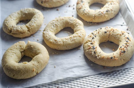 Low-carb bagels are one of my favorite easy breakfasts that can be prepped ahead and enjoyed all week! Paleo, gluten-free, grain-free, dairy-free.