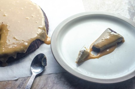 Flourless peanut butter chocolate cake isn't for the faint of heart. This cake is rich and incredibly decadent. Gluten-free, dairy-free, low-carb.