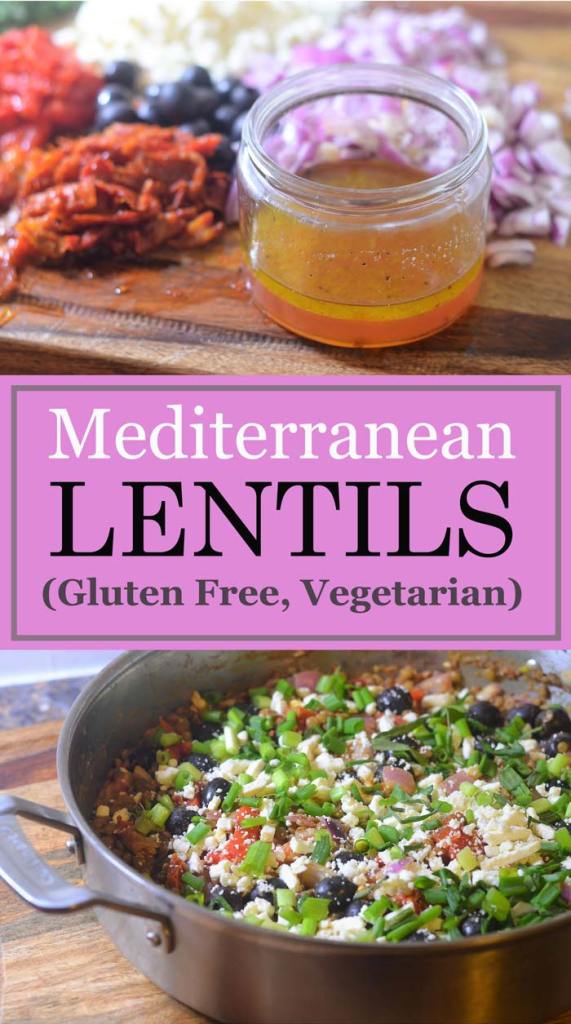 mediterranean lentils gluten free vegetarian