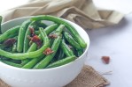 If you're looking for a delicious side dish for any meal ranging from a casual BBQ to a fancy Thanksgiving dinner, then these bacon green beans are perfect! Keto, Paleo, Whole30, gluten-free, grain-free, dairy-free. 