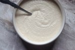 A simple and tasty vegan cashew cream sauce made with soaked raw cashews, lemon, salt and water. Perfect for every diet! Gluten-free, grain-free, dairy-free, vegan, vegetarian, Paleo, low-carb, ketogenic. 