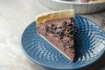 An incredibly rich and decadent dessert, this chocolate cream pie is the perfect special treat! Low-carb, paleo, gluten-free, grain-free, dairy-free.