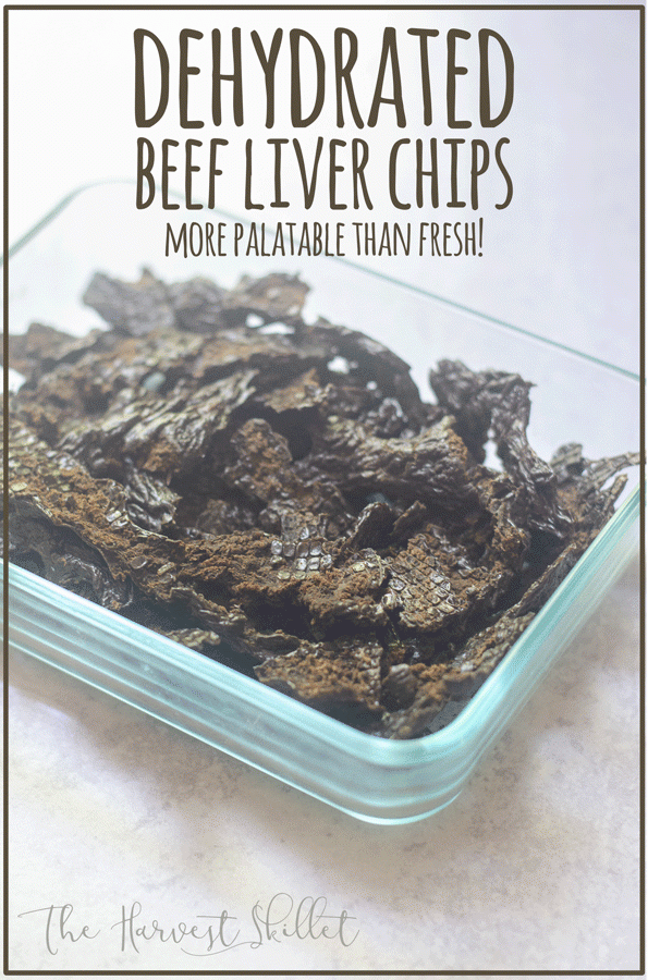 Looking for a way to get some nutrient-dense beef liver into your diet? These dehydrated beef liver chips are quite palatable and great for snacking!