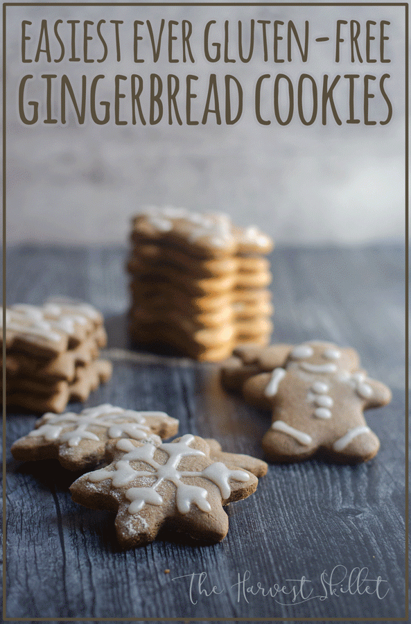 The easiest ever gluten-free gingerbread cookies. You can make them either soft or hard. The entire family will enjoy this delectable dessert!