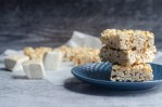 These healthier rice krispie treats are just as delicious, but have higher quality ingredients and less allergens. Gluten-free, corn-free, soy-free.