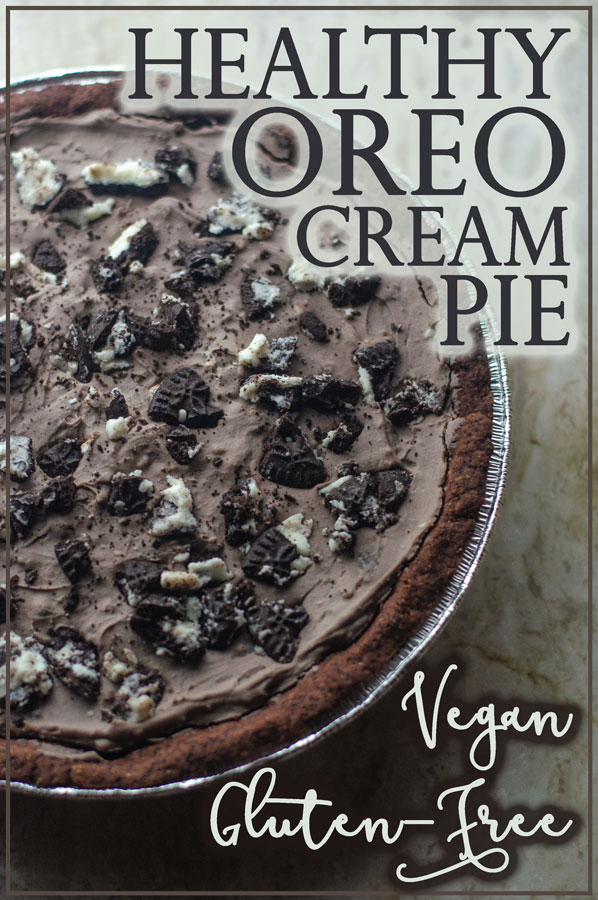 Looking for a special holiday dessert, but want to stick to your diet? This healthy oreo cream pie is gluten-free and vegan!