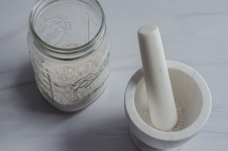 homemade eggshell powder for garden or chickens