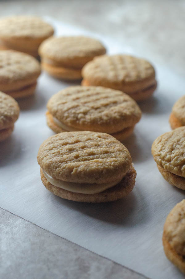 These low-carb do-si-do cookies are just like the ones the Girl Scouts sell, but they are free from tons of allergens! These are gluten-free, grain-free, dairy-free and sugar-free. 