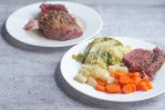 Did you know you can make instant pot corned beef and cabbage in just under two hours from start to finish? It's true! Paleo, gluten-free, dairy-free.