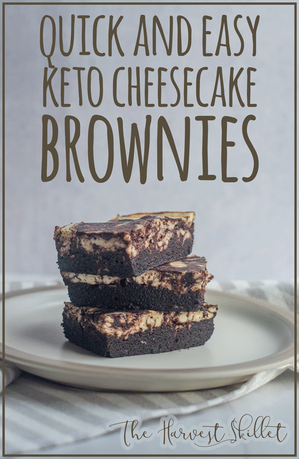 A simple dessert, these quick and easy keto cheesecake brownies do not disappoint! Low-carb, gluten-free. 