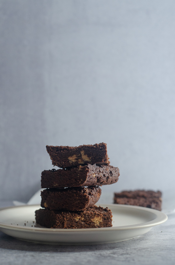 These peanut butter brownies are moist, rich and totally delicious! They're low-carb, keto, gluten-free and dairy-free.