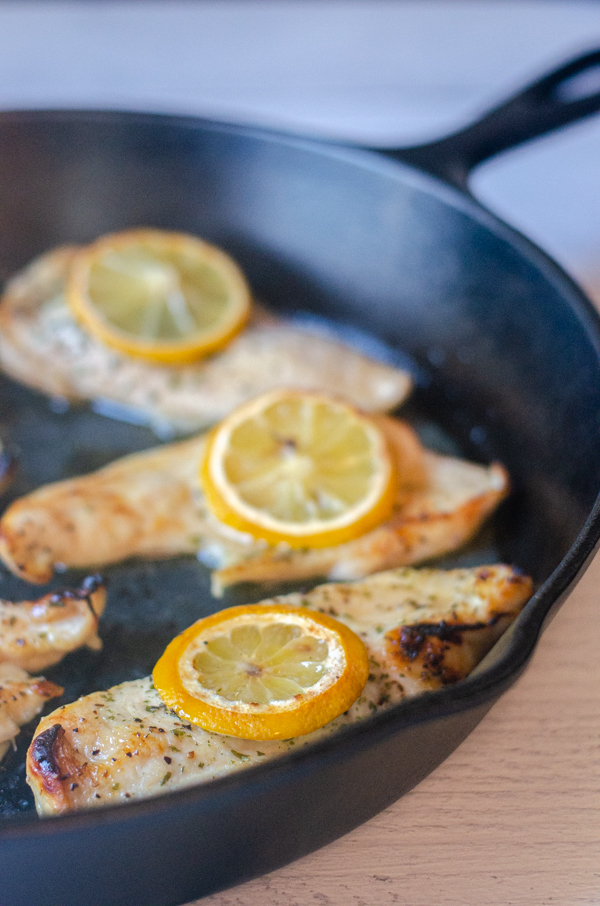 Looking for a delicious weeknight dinner? This lemon honey butter chicken is tasty and uber simple to make! Paleo, animal-based, gluten-free. 