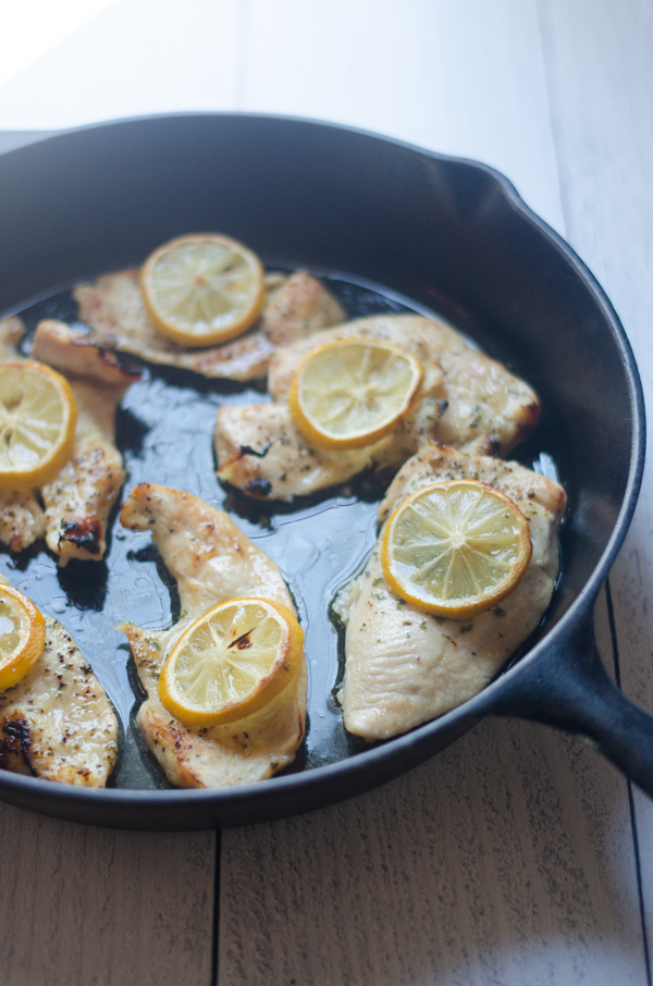 Looking for a delicious weeknight dinner? This lemon honey butter chicken is tasty and uber simple to make! Paleo, animal-based, gluten-free.