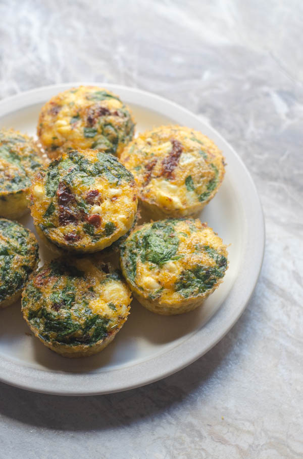 These Mediterranean egg cups are the perfect breakfast for busy mornings. You can make it ahead on the weekends and enjoy them throughout the entire week! Keto, grain-free. 