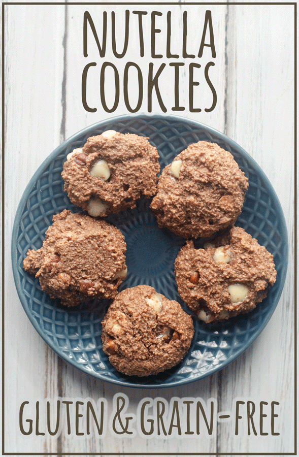 What could be better than nutella cookies?? These are easy, tasty and also gluten-free and grain-free!