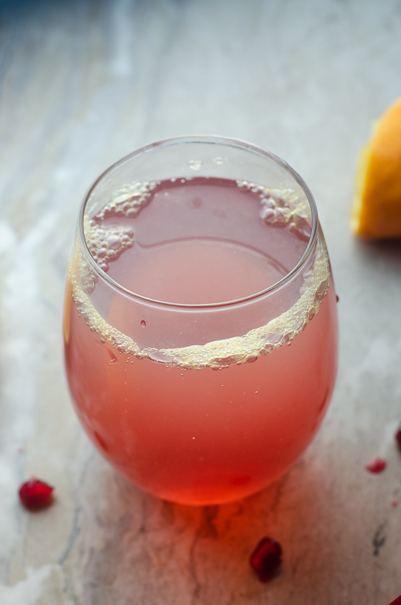 Looking for a delicious treat for a holiday or special occasion? This orange pomegranate mocktail is tasty (and healthy!) Paleo, refined sugar-free, vegan.