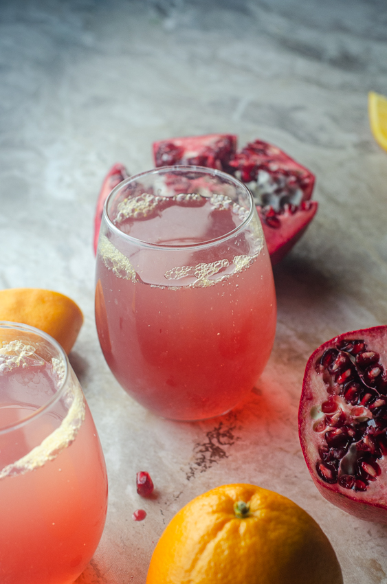 Looking for a delicious treat for a holiday or special occasion? This orange pomegranate mocktail is tasty (and healthy!) Paleo, refined sugar-free, vegan. 