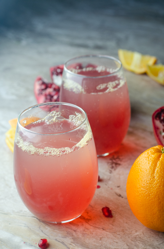 Looking for a delicious treat for a holiday or special occasion? This orange pomegranate mocktail is tasty (and healthy!) Paleo, refined sugar-free, vegan.