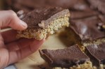 peanut butter chocolate oat bars