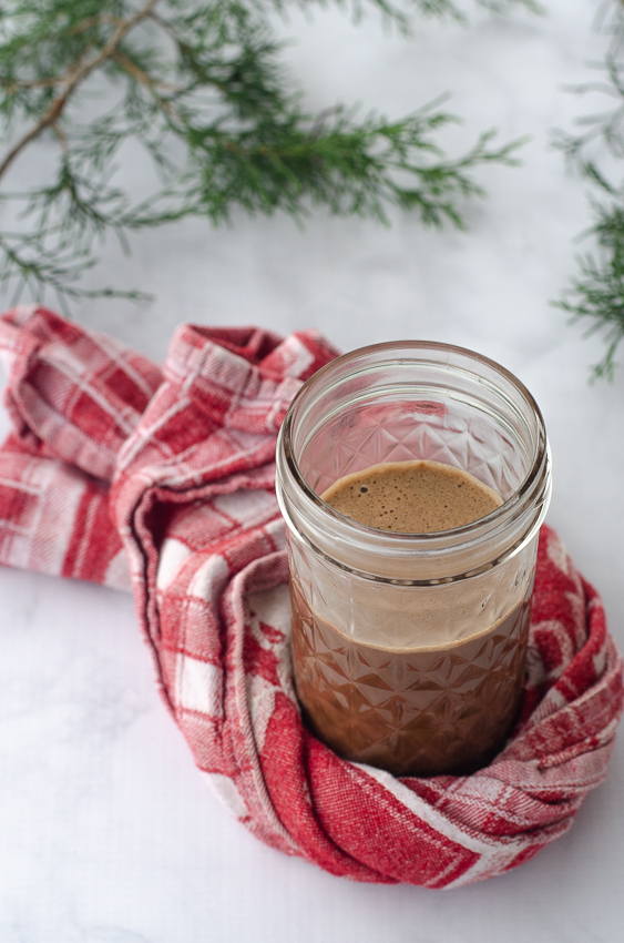 If you're looking for a holiday twist on one of my favorite and most popular recipes, Keto Hot Chocolate, then this Peppermint Bulletproof Hot Chocolate is perfect! Dairy-free, keto, Paleo. 