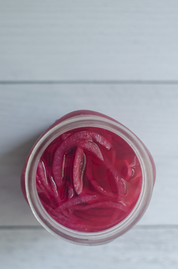 These incredibly easy pickled red onions take just minutes to prepare, then simply leave them in your fridge for a few days. Suitable for almost every diet!