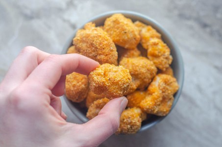 This easy keto popcorn chicken is a huge hit at get-togethers! Paleo, low-carb and Whole30.