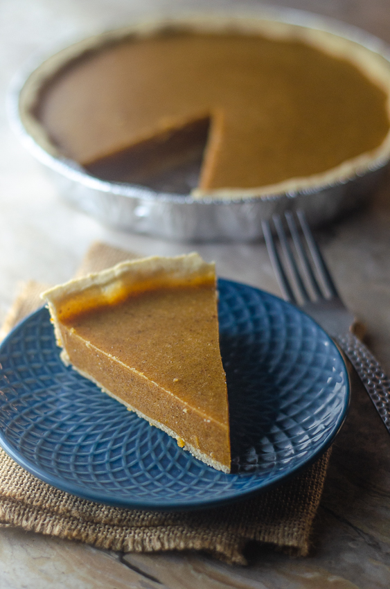 This is definitely my favorite fall dessert recipe ever! A downright delectable pumpkin pie with no-bake filling! Keto, Paleo, low-carb, gluten-free, grain-free, dairy-free.