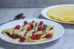 These healthy raspberry crepes are an excellent choice for when you are overflowing with fresh berries! Low-carb, paleo, gluten-free.