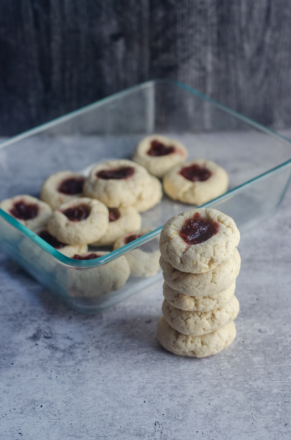 These gluten-free jam thumbprint cookies are a healthier version of a traditional holiday favorite. The entire family will enjoy them!