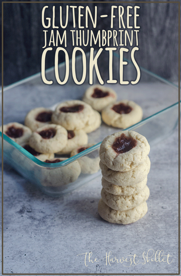 These gluten-free jam thumbprint cookies are a healthier version of a traditional holiday favorite. The entire family will enjoy them!