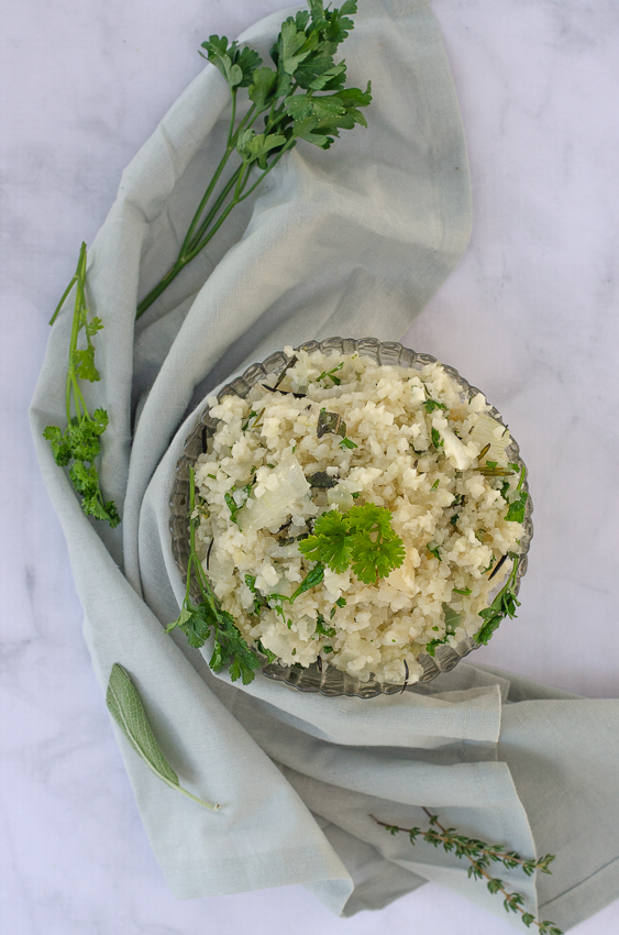 If you're looking to do the holidays a bit healthier this year, then this Thanksgiving Cauliflower Rice Stuffing is right up your alley! Keto, paleo, gluten-free, grain-free, dairy-free. 