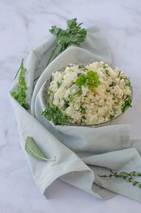 If you're looking to do the holidays a bit healthier this year, then this Thanksgiving Cauliflower Rice Stuffing is right up your alley! Keto, paleo, gluten-free, grain-free, dairy-free. 